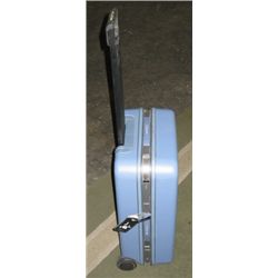 Blue Samsonite Hard shell Suitcase.