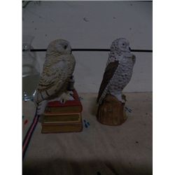 2-Owl Wiskey Decanters