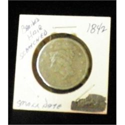 1842 Large Cent