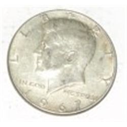 1967 SILVER KENNEDY HALF DOLLAR *NICE EARLY SILVER HALF DOLLAR*!!