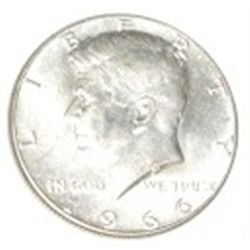 1966 KENNEDY SILVER HALF DOLLAR *NICE EARLY HALF DOLLAR*!! HALF DOLLAR CAME OUT OF SAFE BOX!!