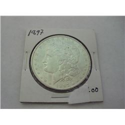 1897 BU MORGAN SILVER DOLLAR