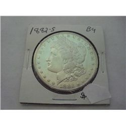 1882-S BU MS-63 MORGAN SILVER DOLLAR