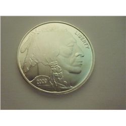 2009 BUFFALO INDIAN HEAD ONE TROY OUNCE SILVER .999 ROUND