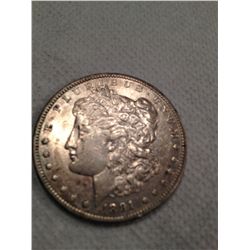 1891 CC MORGAN SILVER DOLLAR