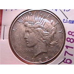 1925-S Peace Dollar XF45