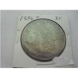 1896-O XF MORGAN SILVER DOLLAR