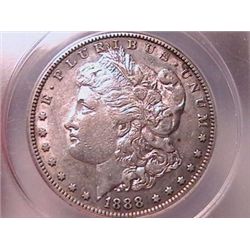 1888-S Morgan Dollar AU53 Clnd ANACS