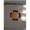 Image 2 : 1874 $1 GOLD PRINCESS NGC BU DETAILS