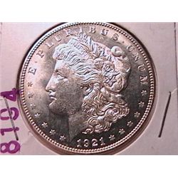 1921-S Morgan Dollar BU MS62