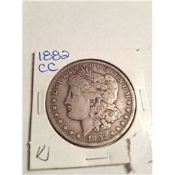 1882-CC Morgan Dollar