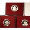 Image 9 : ( 10 ) 1982 WASHINGTON 90% SILVER HALF DOLLARS, ( 5 ) PROOF& ( 5 )  UNCIRCULATED