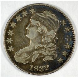 1832 BUST HALF DOLLAR, XF+