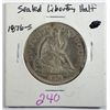 Image 1 : 1876-S SEATED LIBERTY HALF XF