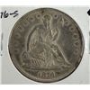 Image 2 : 1876-S SEATED LIBERTY HALF XF
