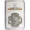 Image 1 : 1880 MORGAN DOLLAR NGC MS-62