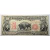 Image 1 : 1901 $10 US NOTE "BISON"