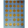 Image 3 : ( 5 ) 1941 THRU THE70'S FULL SETS OF CIRCULATED LINCOLN CENTS, & 1 MISSING 4 COI