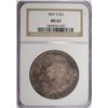 Image 1 : 1897-S MORGAN SILVER DOLLAR, MS-63   GREAT COLOR!