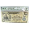 Image 1 : 1902 $10.00 NATIONAL BANK NOTE, COUNCIL GROVE, KS  #5757  PMG-15