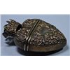 Image 2 : Vintage Signed F & B Sterling hinged heart container. Excellent Vintage cond.