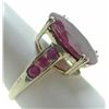 Image 2 : GLA Appraised 10.43 ctw. Genuine Ruby ring in Sterling Silver, size 7