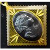 Image 2 : A FABULOUS reverse carved apple juice bakelite pendant