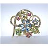 Image 1 : Vintage Rhinestone Heart Shaped Pin, Excellent condition.