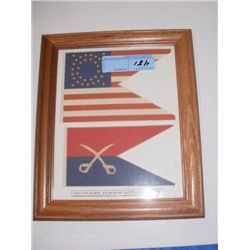 FRAMED REPLICA FLAG