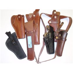 7 PCS. GUN HOLSTERS