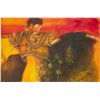 Image 1 : Fernando Gallardo, (Peruvian 20th Century), "Toreando Por Alto", oil mixed media on canvas.  Accompa