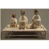 Image 7 : Exquisite Chinese Ivory carving of three women having tea.  A very rare complete set with signature 