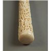Image 4 : Very fine Chinese Carved Ivory Parasol handle. [2.4 (oz), 5.75 (in), 1 (in), 1 (in)]