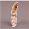 Image 3 : Baby Ivory Tooth carving of a fisherman.  1 side is erotic. [1.10 (oz),3.25 (in),0.75 (in),1.75(in)]