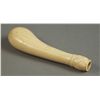 Image 2 : Ivory Cane or Umbrella handle with carved tip. [3.1 (oz), 5.25 (in), 1.5 (in), 1 (in)]