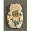 Image 2 : Ivory Netsuke hand colored and signed. [0.6 (oz), 2 (in), 1.25 (in), 0.5 (in)]