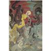 Image 2 : Purvis Young, Angels scene,  [< 5 (lbs), 21 (in), 21 (in)]