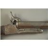 Image 6 : 19th Century Double Barrel Pin fire pistol with bayonette.  Two hidden triggers fold out when the ba
