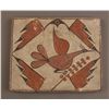 Image 1 : Southwest Polychrome Pottery Olla, early 1900's.  Hand painted plate of flying bird with berries. [1