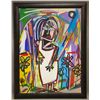 Image 1 : Rascal, "At Your Service".  Oil painting. [15 (lbs), 52 (in), 39.5 (in)]