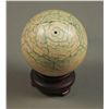 Image 3 : Antique Ivory Billiard Cue Ball with wood stand. [7.25 (oz), 3 (in), 2.5 (in), 2.5 (in)]