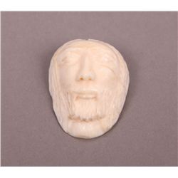 European Carved Santos Face [0.1 (oz),1 (in),0.75 (in),0.5 (in)]