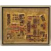 Image 1 : Emilio Jaime, "Abstract" Sao Paulo.  Oil painting. [< 5 (lbs), 16.5 (in), 20.5 (in)]
