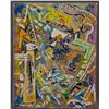 Image 1 : Gladys E. Aronson, "Abstract".  Oil painting. [< 5 (lbs), 30.5 (in), 24.25 (in)]
