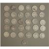 Image 1 : 1800's Silver Coins from Peru.  A collection of thirty three 1/5th Sol coins with 0.90 Silver conten