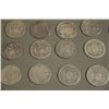 Image 4 : 1800's Silver Coins from Peru.  A collection of thirty three 1/5th Sol coins with 0.90 Silver conten