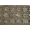 Image 6 : 1800's Silver Coins from Peru.  A collection of thirty three 1/5th Sol coins with 0.90 Silver conten