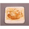 Image 2 : Man on horse Scrimshaw Ivory Plaque (square) [1.75 (in),1.75 (in),0.2 (in)]