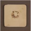 Image 2 : Square Rhino Scrimshaw Ivory plaques. [1.75 (in),1.75 (in),0.13 (in)]