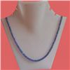 Image 1 : Tanzanite 85.70 CTW Necklace in Silver